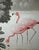 Hand‑Painted Panoramic Flamingo Chinoiserie Wall Mural For Sale - Image 4 of 7