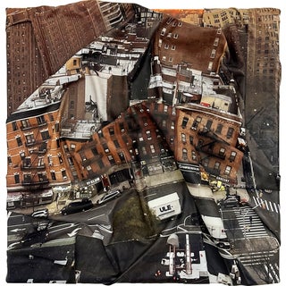 New York City Textile Wall Object by Xomehko For Sale