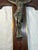 Antique 1800's French Bronze Patinated Metal Inlaid Wood Wall Crucifix Cross For Sale - Image 10 of 12