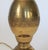 Wood Vintage Etched Brass Table Lamp With Carved Wood Base For Sale - Image 7 of 10
