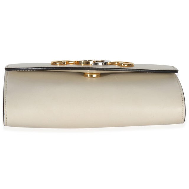 1960s Cream Smooth Calfskin Mini Zumi Chain Shoulder Bag For Sale - Image 5 of 8