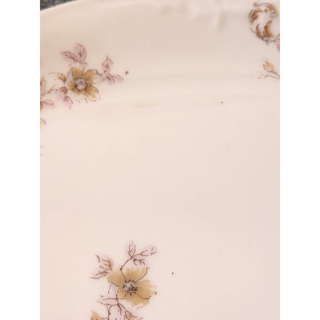 Rare Antique Theodore Haviland Limoges Schleiger 143 Graduated Platters - Set of 5 For Sale - Image 13 of 18