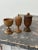 Vintage Treen Ware Vessel Trio, Circa 1940s For Sale - Image 4 of 18