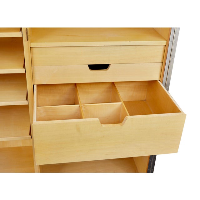 Mid-Century Birch Wardrobe by Oscar Nilsson Nordic Company, 1890s For Sale - Image 5 of 14