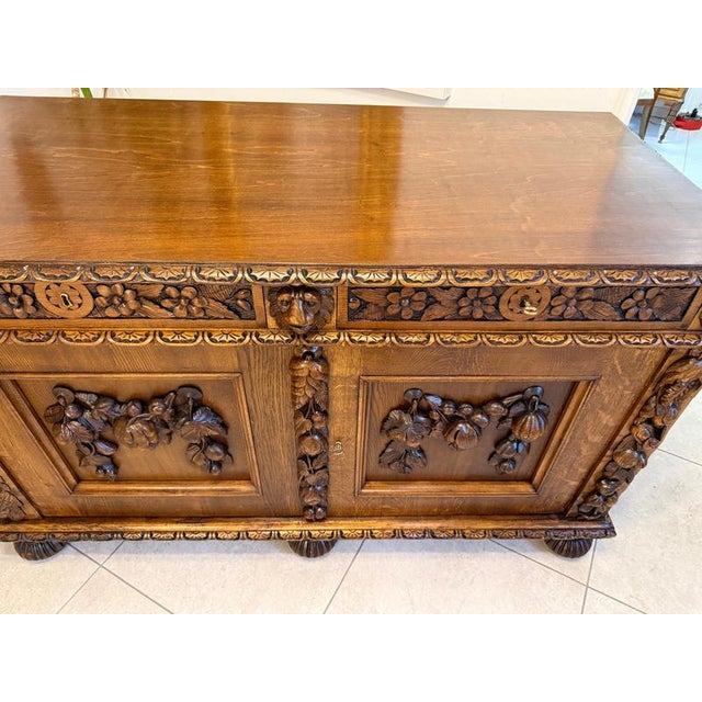 Gründerzeit Sideboard with Fruit Motifs For Sale - Image 14 of 15