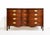 Dixie Furniture Co. Mid Century Federal Style Mahogany Serpentine Triple Dresser by Dixie For Sale - Image 4 of 12