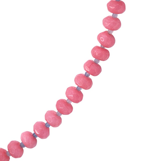 2020s Pink Jade Necklace - By Bombyx House For Sale - Image 5 of 9