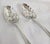 Georgian Sterling Silver Fruit Serving Spoons, London, 1737 & 1763, Set of 2 For Sale - Image 10 of 18