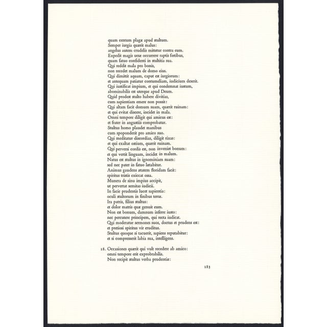 Printmaking Materials 1968 Salvador Dalí Biblia Sacra Lithograph "Iesus Super Mare Ambulans" (Jesus Walks on Water) For Sale - Image 7 of 11