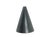 Mikasa Vintage Victor Carranza for Mikasa Metallic Gunmetal Gray Cone Vase For Sale - Image 4 of 11