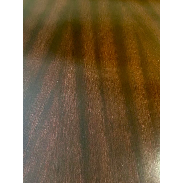 Mahogany Dining Table With Ebony Inlay. For Sale - Image 4 of 10