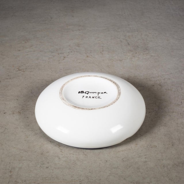 Art Deco Hb Quimper Ashtrays, France c.1930-Two Available For Sale - Image 10 of 14