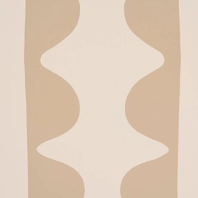 Contemporary Schumacher X Hadiya Williams Drift Wallpaper In Wafer For Sale - Image 3 of 7