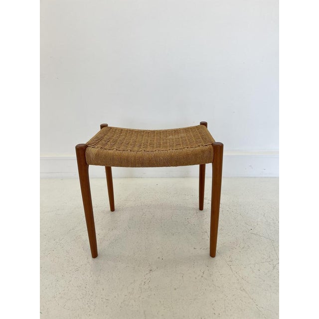 Danish Model 80 Stool in Teak by Niels O Møller for J.L. Møller, 1960s For Sale - Image 9 of 9