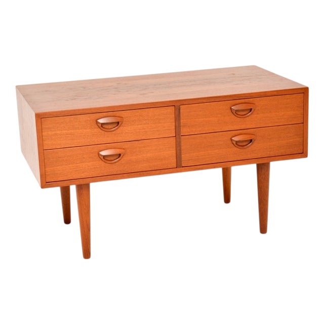 Vintage Danish Teak Side Chest from FM Møbler, 1960s For Sale