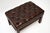 Antique Chippendale Leather Stool, 1920 For Sale - Image 4 of 6