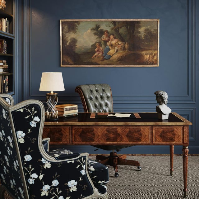 French Artist, Rococo Genre Scene, 1770, Oil on Canvas For Sale - Image 15 of 16