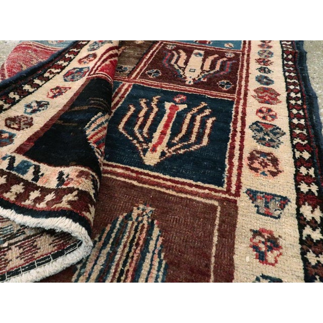 Navy Blue Galerie Shabab Collection Early 20th Century Persian Bakhtiari Rug For Sale - Image 8 of 8