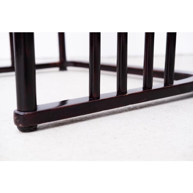 Maroon Small Art Nouveau Model 986 Table by Josef Hoffmann, Vienna, 1906 For Sale - Image 8 of 18