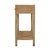 Como 31.5 in. W Rectangular Banana Leaf 1 Drawer Console Table with Lower Open Shelf, Natural Rattan For Sale In Chicago - Image 6 of 8