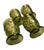 Mid 20th Century Mid 20th Century Indiana Whitehall Colony Alvacado Green Drinking Glasses- Set of 4 For Sale - Image 5 of 5