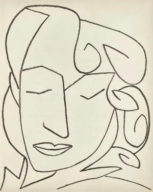 1951 Françoise Gilot Pages d'Amour Lithograph