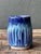 Vintage Studio Pottery Blue Ceramic Vase For Sale - Image 15 of 18