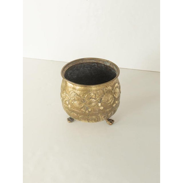 Victorian Brass Cachepot For Sale - Image 4 of 6