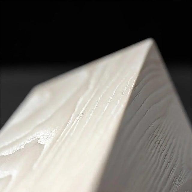 White Small White Ash Nun Vase by Matthias Scherzinger For Sale - Image 8 of 9