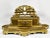 Unique gold solid brass double inkwell (ink holder) with stunning details is a great piece to enhance your desk, office...