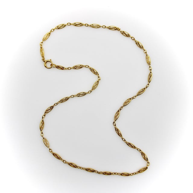 This particular design is often called a fancy link, and was inspired by the French fancy link chains of the Victorian...