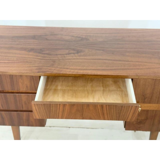 Mid-Century Desk in Walnut, 1960s For Sale - Image 6 of 15