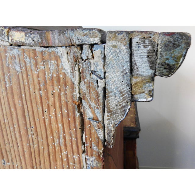 Red Late 18th Century Scandinavian Painted Wardrobe For Sale - Image 8 of 13