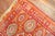 Early 21st Century Bright Orange Antique Turkish Bergama Rug - 3'6" x 4'4" For Sale - Image 5 of 18