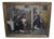 Spanish Artist, Blindfold Scene, 1980s, Large Oil on Canvas, Framed For Sale