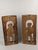 Pair of Mid-Century European Hand-Carved Wood Watchman Figural Relief Panels, Brown For Sale - Image 12 of 12