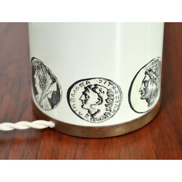 Piero Fornasetti Cammei Table Lamps - a Pair For Sale In Miami - Image 6 of 10