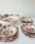Vintage English Ironstone Dessert Set by Johnson Bros, 1970s, Set of 9 For Sale - Image 6 of 15