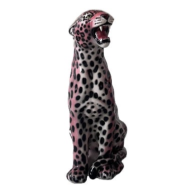 Vintage Italian Ceramic Tiger, 2010s For Sale