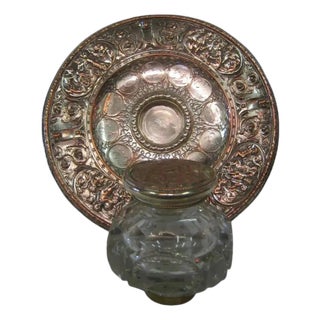 Early 20th Century Silver-plate over copper inkwell (Elkington & Co.) For Sale