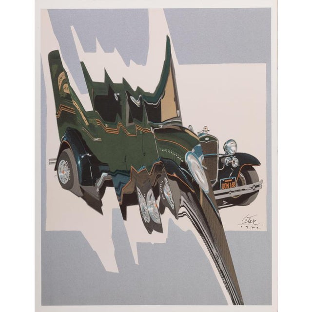 Cesar, Compression de Bugatti, Lithograph For Sale - Image 5 of 5