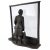 Vintage Zinc Statue of a Flemish Lady Who is Window Shopping at UNIC Supermarket For Sale - Image 4 of 11