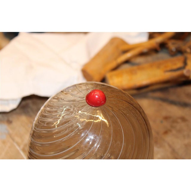 Art Deco Lantern in Murano Glass from Venini Cappellin, 1930s For Sale - Image 10 of 18