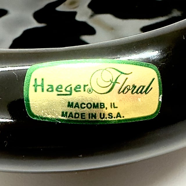 Mid Century Modern Black and Brass Planter Curation - Group of 3 For Sale In Miami - Image 6 of 9