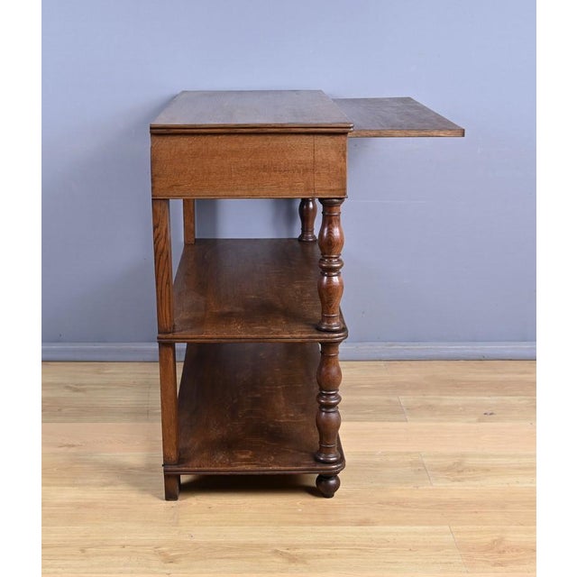 Louis Philippe Style Oak Sideboard, Late 19th Century For Sale - Image 17 of 18