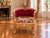 1970 French Artisan Louis XVI Gold Burgundy Sofa Set-3 Pc For Sale - Image 16 of 18