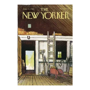1980, New Yorker Magazine Cover, June 23 (Arthur Getz), Original Vintage Cover, Gardening