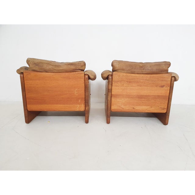 Vintage Danish Lounge Chairs and Ottoman by Mikael Laursen for A/S Mikael Laursen, 1970s, Set of 3 For Sale - Image 6 of 10