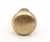 Mid 20th Century Pair of Vintage 1.125 In. Brass Cabinet Drawer Knobs For Sale - Image 5 of 5