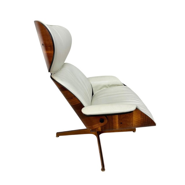 Plycraft Mid-Century Modern PLYCraft Mr. Chair & Ottoman - Refinished! For Sale - Image 4 of 11